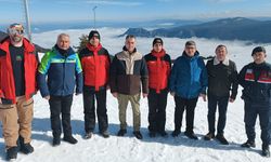 VALİ ÇAĞATAY KELTEPE KAYAK MERKEZİ'NDE İNCELEMELERDE BULUNDU