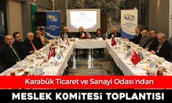 KARABÜK TSO'DAN MESLEK KOMİTESİ TOPLANTISI