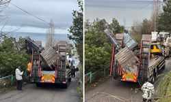 KOZLU'DA KEPÇE DORSEDEN YOLA DÜŞTÜ