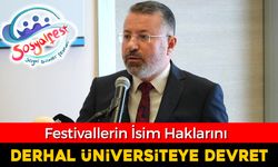 REKTÖRE AÇIK ÇAĞRI, “DERHAL İSİM HAKLARINI DEVRET”