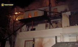 SAFRANBOLU'DA YANGIN: KÖY MUHTARININ EVİ YANDI
