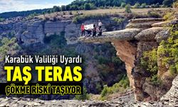 SAFRANBOLU’DAKİ TAŞ TERAS İÇİN ÇÖKME UYARISI