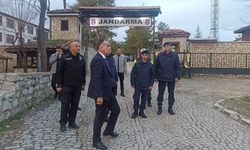 VALİ ÇAĞATAY'DAN  SAFRANBOLU İLÇE JANDARMA KOMUTANLIĞI'NI İNCELEME ZİYARETİ