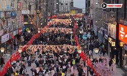 KARABÜK'TE BİNLERCE VATANDAŞ AYNI SOFRADA BULUŞTU