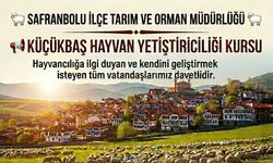 SAFRANBOLU'DA KÜÇÜKBAŞ HAYVAN YETİŞTİRİCİLİĞİ KURSU BAŞLIYOR