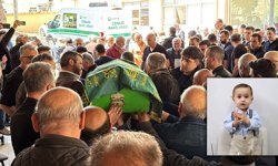 MİNİK AYBARS GÖZYAŞLARIYLA TOPRAĞA VERİLDİ