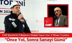 VEDAT YAŞAR'DAN "3 NİSAN" TEPKİSİ