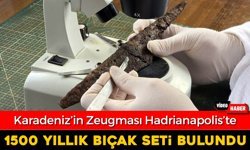 HADRİANAPOLİS'TE BİN 500 YILLIK BIÇAK SETİ BULUNDU