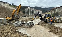 KARABÜK'TE SAĞANAK SONRASI DERELER TAŞTI