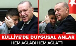 KÜLLİYE'DE DUYGUSAL ANLAR: HEM AĞLADI HEM AĞLATTI