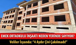EMEK ORTAOKULU İNŞAATI NEDEN YERİNDE SAYIYOR?
