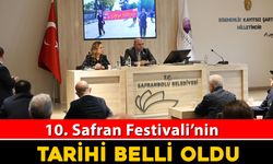 10. SAFRAN FESTİVALİ’NİN TARİHİ BELLİ OLDU