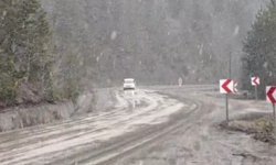 KARABÜK’ÜN YÜKSEK KESİMLERİNDE KAR YAĞIŞI YENİDEN BAŞLADI