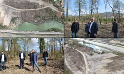 YENİCE MİLLET BAHÇESİ'NDE ÇALIŞMALAR YERİNDE İNCELENDİ