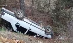 KASTAMONU'DA OTOMOBİL TAKLA ATTI