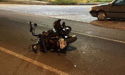 ANİ FREN YAPINCA ZİNCİRLEME KAZAYA SEBEP OLDU