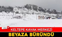 KELTEPE KAYAK MERKEZİ BEYAZA BÜRÜNDÜ