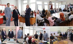 İL MÜDÜRÜ AKBAŞ MESLEKİ EĞİTİMİ YAKINDAN TAKİP EDİYOR