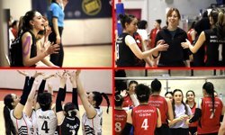 KARABÜK'TE YURT LİG VOLEYBOL HEYECANI SÜRÜYOR