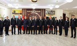 VALİ ÇAĞATAY EMNİYET MENSUPLARINI MAKAMINA KABUL ETTİ