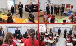 VALİ ÇAĞATAY KILAVUZLAR İLKOKULU'NU ZİYARET ETTİ