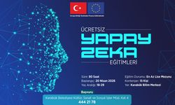 KARABÜK'TE ÜCRETSİZ YAPAY ZEKA EĞİTİMLERİ BAŞLIYOR