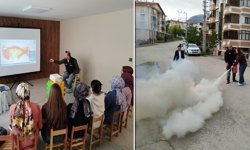 KREŞ PERSONELLERİNE AFET VE YANGIN EĞİTİMİ