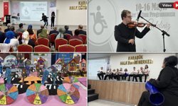 ÖZEL ÖĞRENCİLER YETENEKLERİYLE AYAKTA ALKIŞLANDI