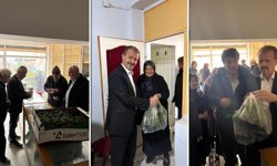 OVACIK BELEDİYESİ'NDEN ÜRETİCİYE FİDE DESTEĞİ