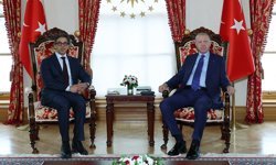CUMHURBAŞKANI ERDOĞAN ŞEYH MANSUR BİN ZAYİD AL NAHYAN İLE GÖRÜŞTÜ