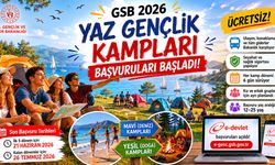 GSB ÜCRETSİZ DENİZ VE DOĞA KAMPI BAŞVURULAR BAŞLADI