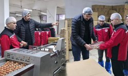 İL TARIM MÜDÜNDEN ALTIN YUMURTA TESİSİNE ZİYARET