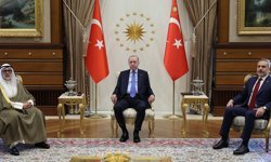 CUMHURBAŞKANI ERDOĞAN CERRAH EL-AHMED ES SABAH İLE GÖRÜŞTÜ