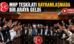 MHP TEŞKİLATI BAYRAMLAŞMADA BİR ARAYA GELDİ
