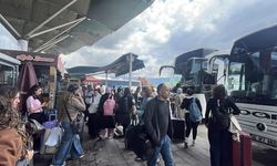 BOLU OTOGARINDA BAYRAM YOĞUNLUĞU