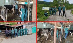 YORTAN ÇPAL ÖĞRENCİLERİ KÖYDE SAHAYA İNDİ
