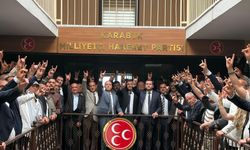 MHP TEŞKİLATI BAYRAMLAŞMADA BİR ARAYA GELDİ