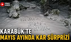 KARABÜK'TE YÜKSEK KESİMLER BEYAZA BÜRÜNDÜ