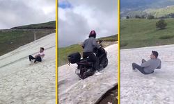 BOLU'DA HAZİRAN AYINDA KAR KEYFİ