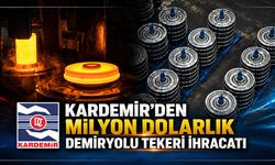 KARDEMİR'DEN MİLYON DOLARLIK DEMİRYOLU TEKERİ İHRACATI