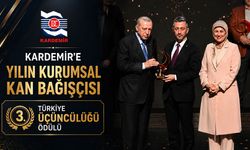 KARDEMİR'E "YILIN KURUMSAL BAĞIŞÇISI ÜÇÜNCÜLÜK ÖDÜLÜ" VERİLDİ
