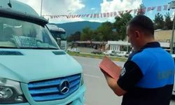 BELEDİYEDEN MİNİBÜSLERE NEZAKET VE TEMİZLİK DENETİMİ