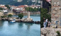 AMASRA'DA TARİHİ YAPILARI SPRAY BOYAYLA BOYADILAR