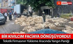 YÜKLEME ARACINDA ÇIKAN YANGINDA FACİADAN DÖNÜLDÜ