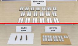 KARABÜK'TE 331 SENTETİK HAP ELE GEÇİRİLDİ
