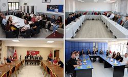 VALİ ÇAĞATAY OKUL ZİYARETLERNDE ÖĞRENCİLERLE BULUŞTU