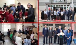 VALİ ÇAĞATAY'IN OKUL ZİYARETLERİ SÜRÜYOR