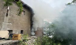 KARABÜK'TE KORKUTAN EV YANGINI