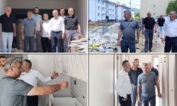 BAŞKAN KARAKAŞ YENİCE AFET KONUTLARINI İNCELEDİ