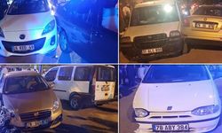 KARABÜK'TE ZİNCİRLEME KAZA: 2 YARALI